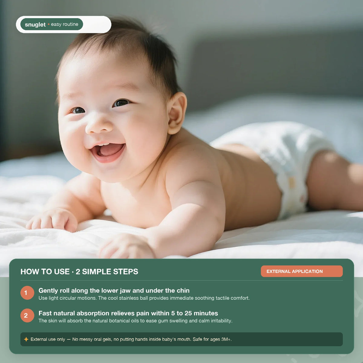 How to use Snuglet Comfort Roller